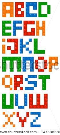 free lego letters font